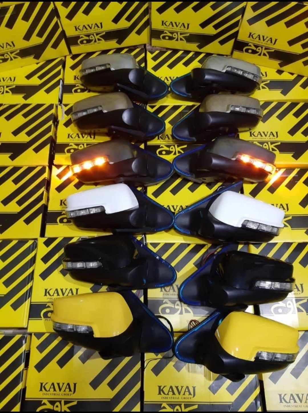 آینه بغل تاشو برقی پارس و405